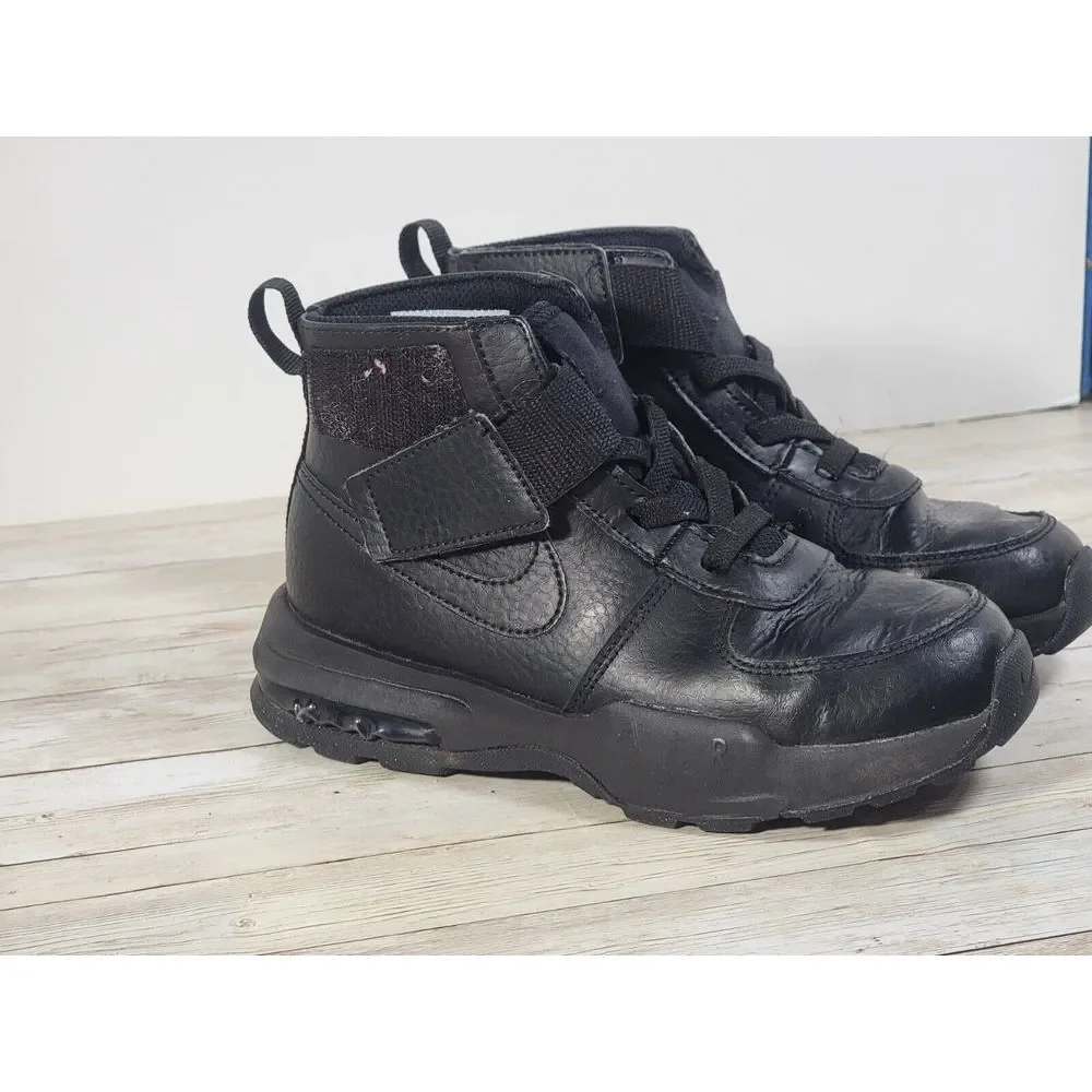 Nike Little Kids Air Max Goaterra 2.0 A‎ Boots PS DC9513 001 Black Size 1Y